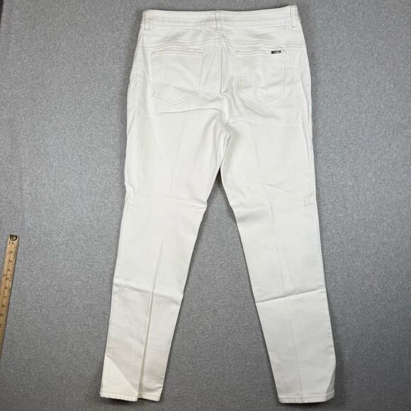 Chico's So Slimming Women's Size 2, 34W, White Ankle Length Pants - Picture 7 of 10